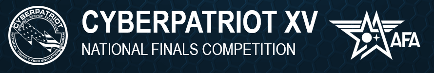 Air & Space Forces Association’s CyberPatriot XV National Finals Competition